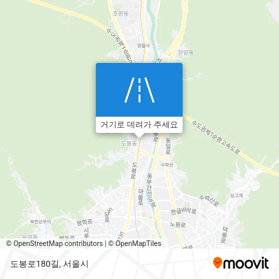 도봉로180길 지도