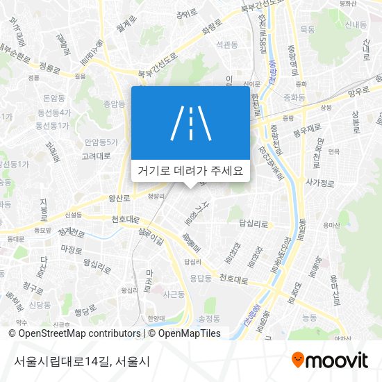 서울시립대로14길 지도