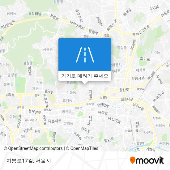 지봉로17길 지도
