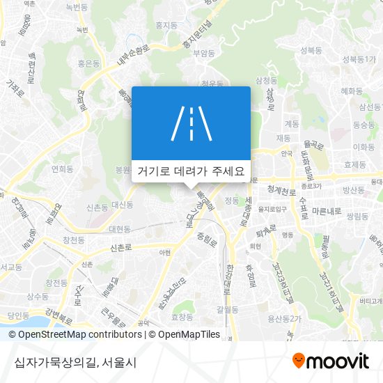 십자가묵상의길 지도