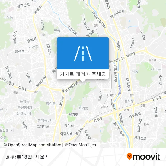 화랑로18길 지도