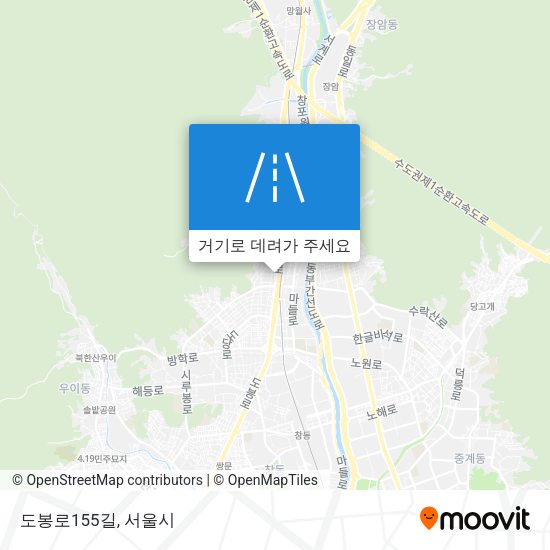 도봉로155길 지도