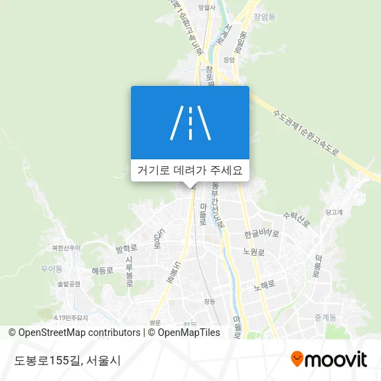 도봉로155길 지도