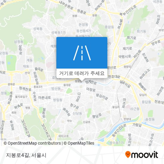 지봉로4길 지도