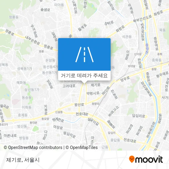 제기로 지도
