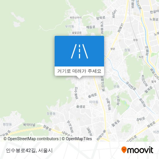 인수봉로42길 지도