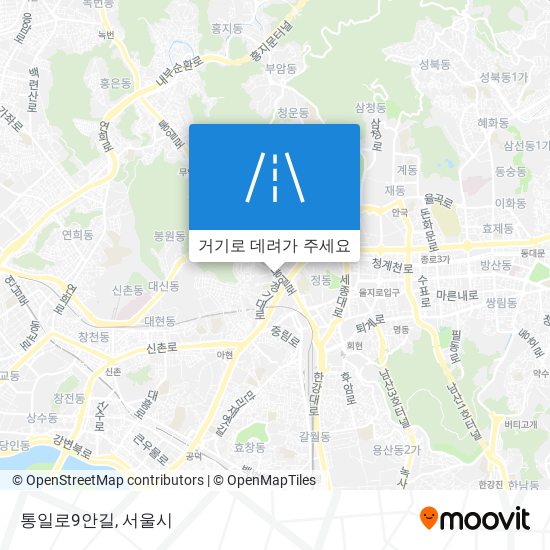 통일로9안길 지도