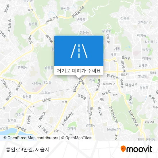 통일로9안길 지도