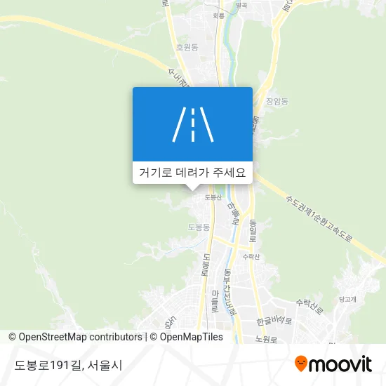 도봉로191길 지도