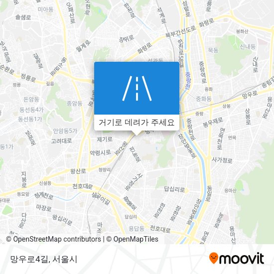 망우로4길 지도
