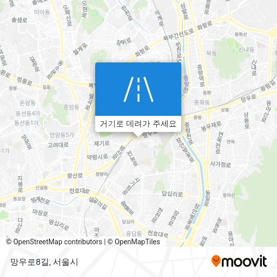 망우로8길 지도