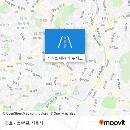 천호대로65길 지도