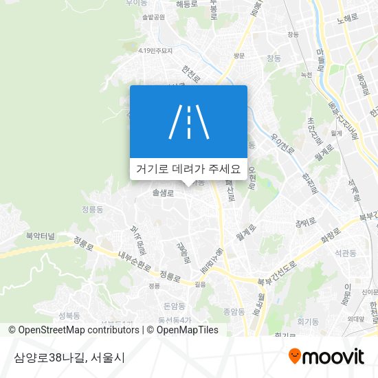 삼양로38나길 지도