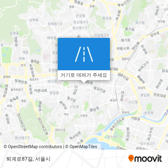 퇴계로87길 지도