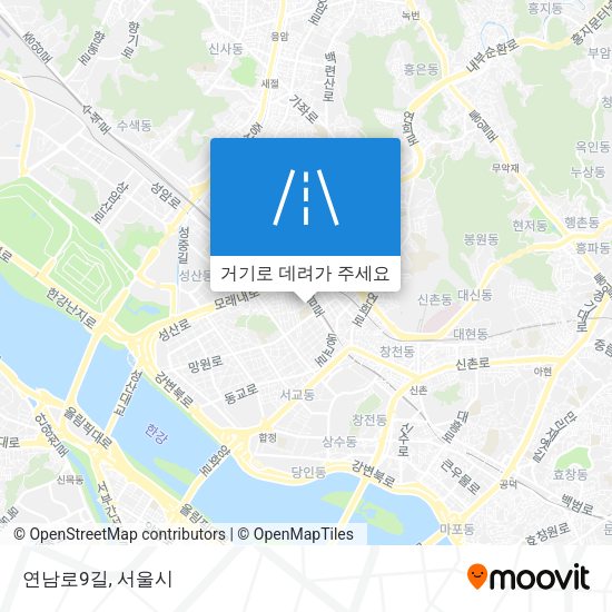 연남로9길 지도