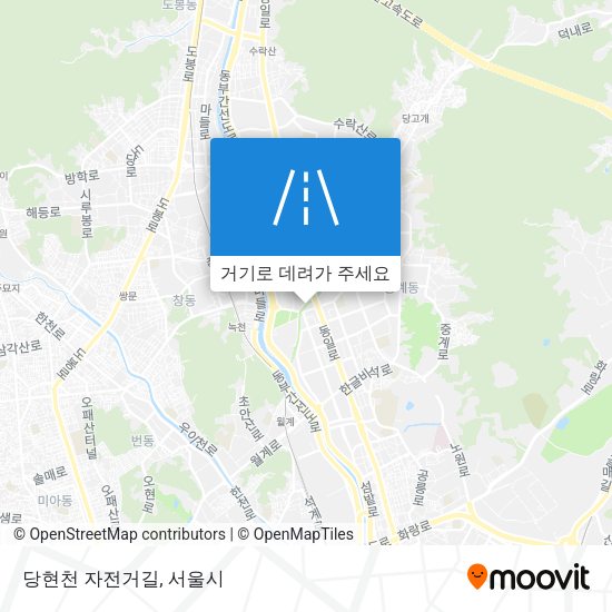 당현천 자전거길 지도