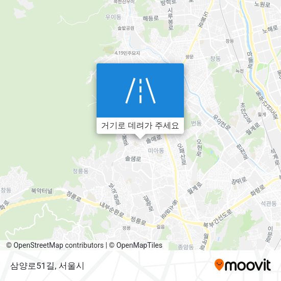 삼양로51길 지도