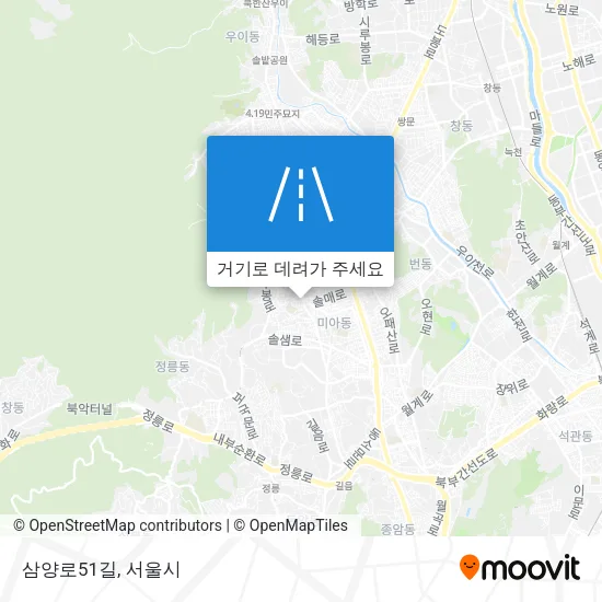 삼양로51길 지도