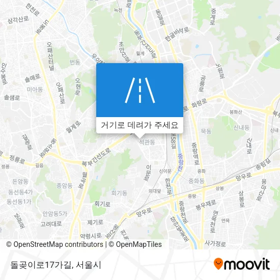 돌곶이로17가길 지도