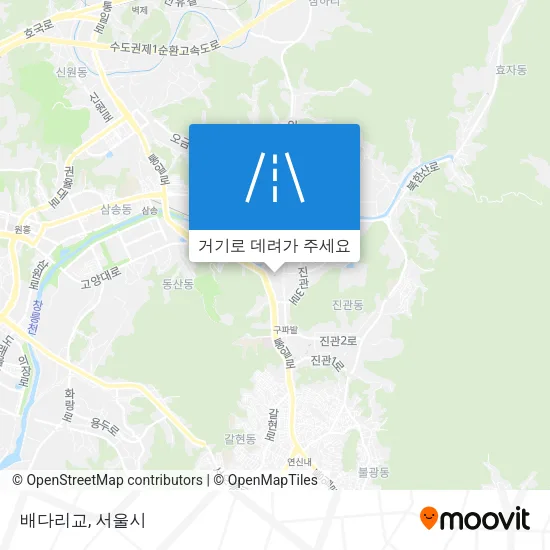 배다리교 지도
