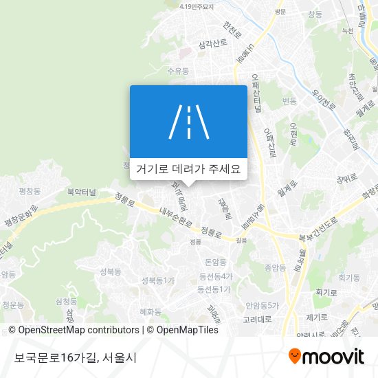보국문로16가길 지도