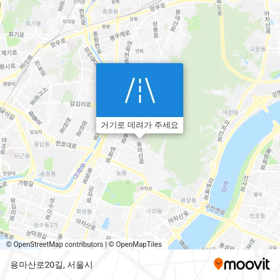 용마산로20길 지도