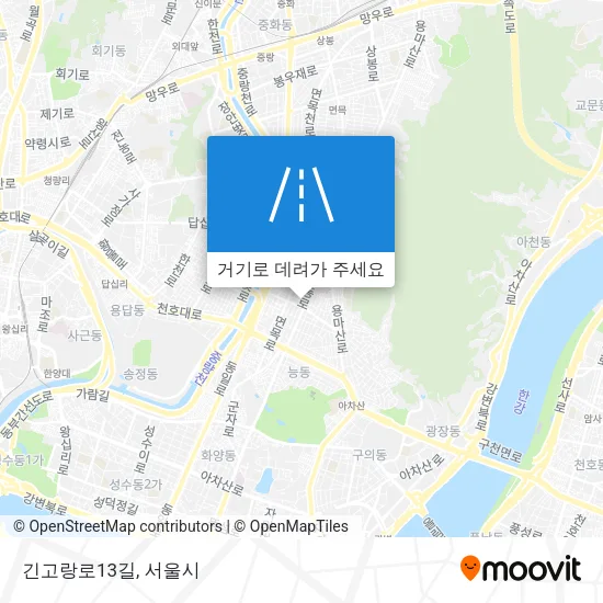 긴고랑로13길 지도