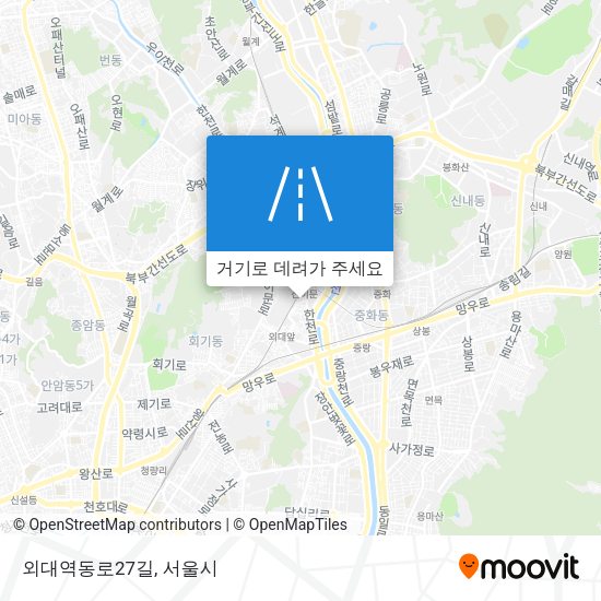 외대역동로27길 지도
