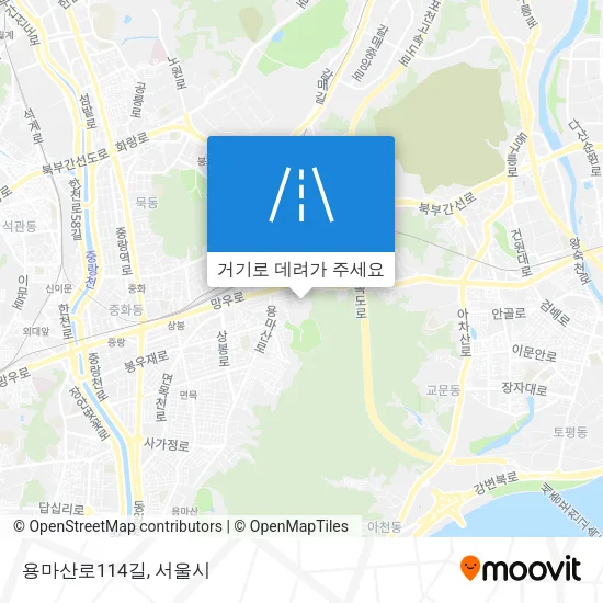 용마산로114길 지도
