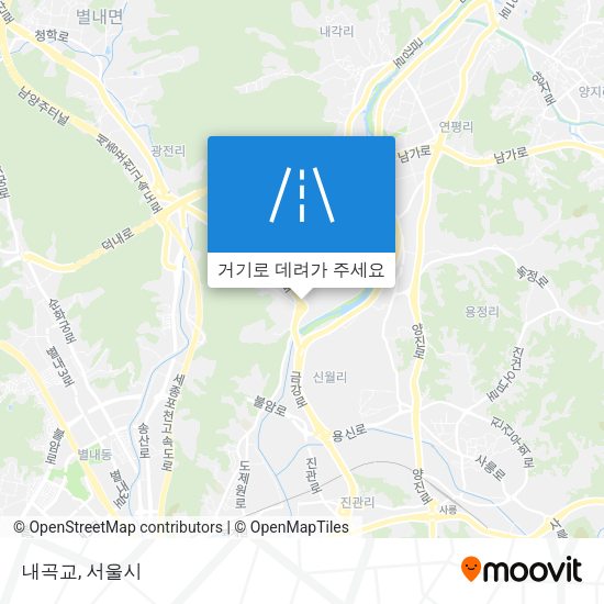 내곡교 지도
