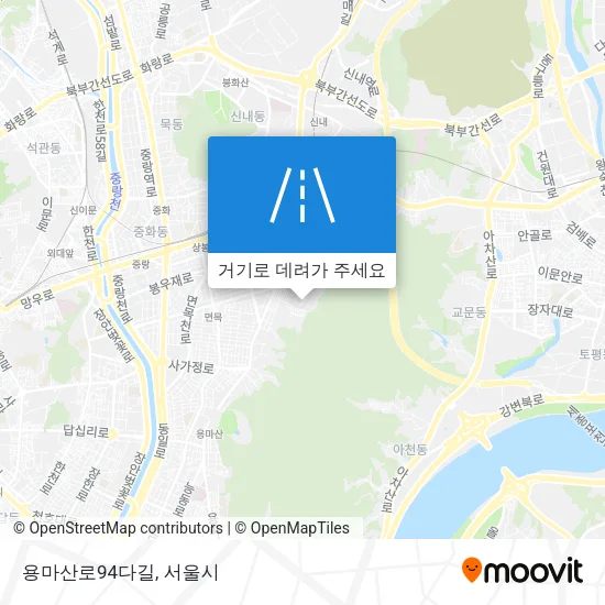 용마산로94다길 지도