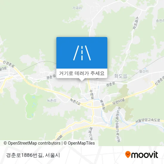 경춘로1886번길 지도