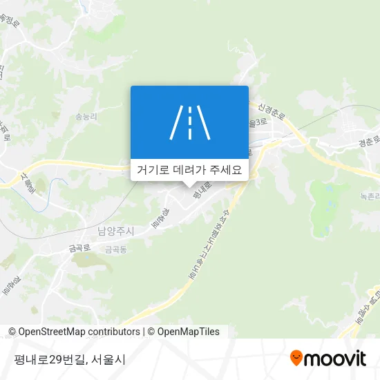 평내로29번길 지도