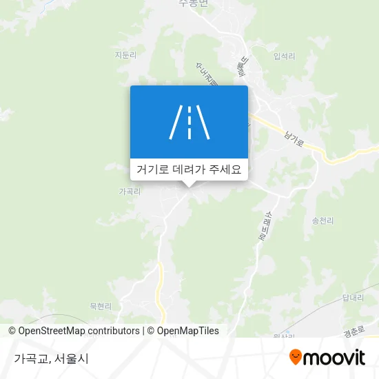 가곡교 지도