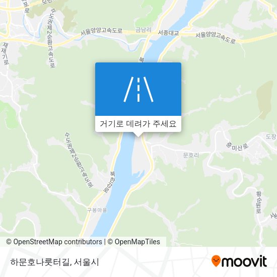 하문호나룻터길 지도