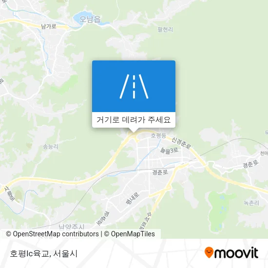 호평Ic육교 지도