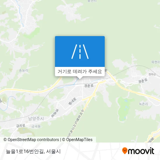 늘을1로16번안길 지도