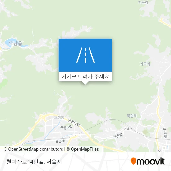 천마산로14번길 지도