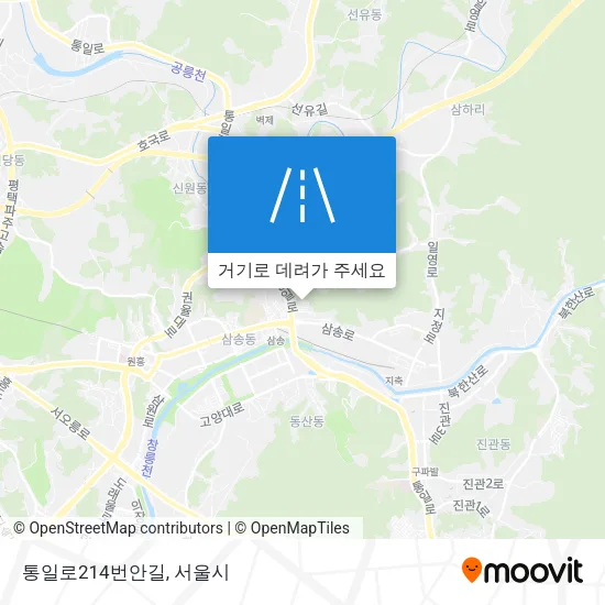 통일로214번안길 지도