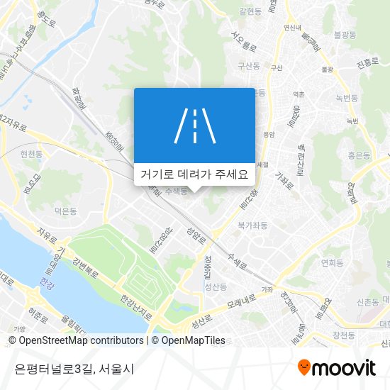 은평터널로3길 지도