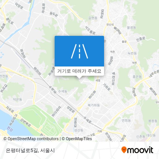 은평터널로5길 지도