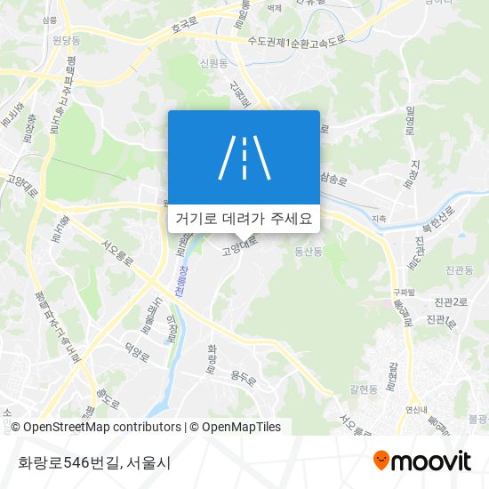 화랑로546번길 지도