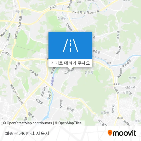 화랑로546번길 지도