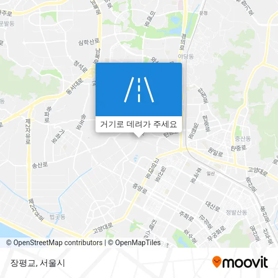 장평교 지도