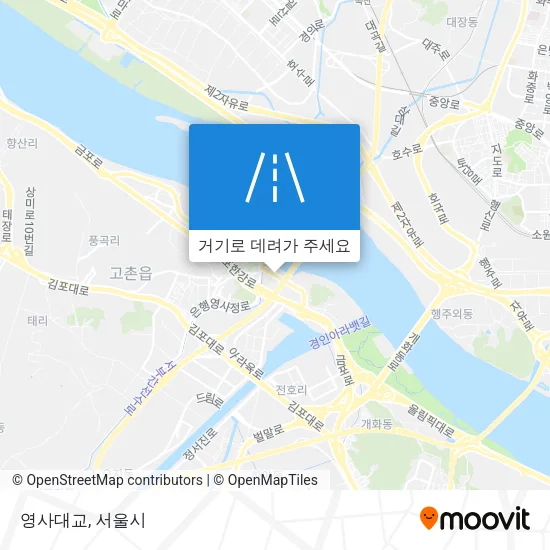 영사대교 지도