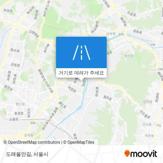 도래울안길 지도