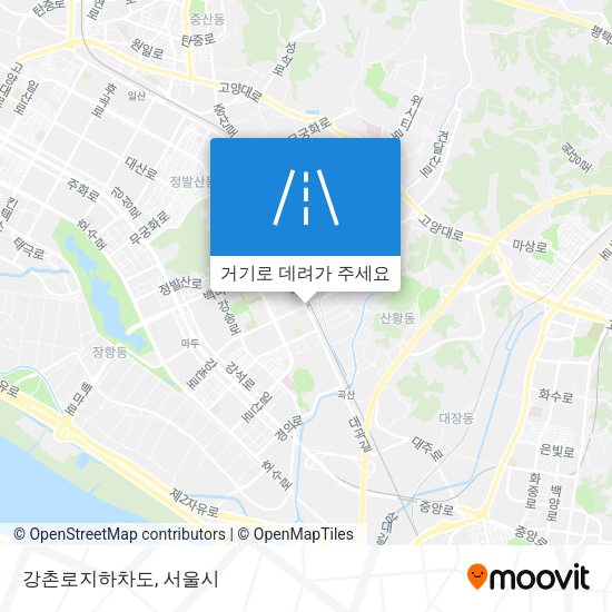 강촌로지하차도 지도