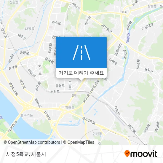 서정5육교 지도