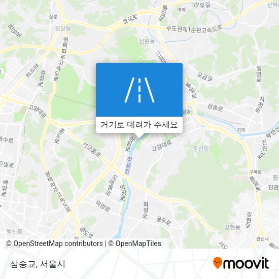 삼송교 지도