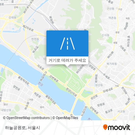 하늘공원로 지도